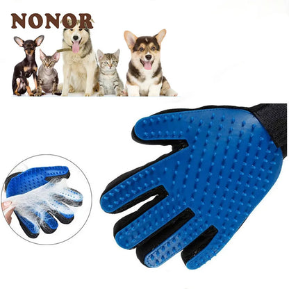 Rubber Silicone Cat Comb and Massage Glove