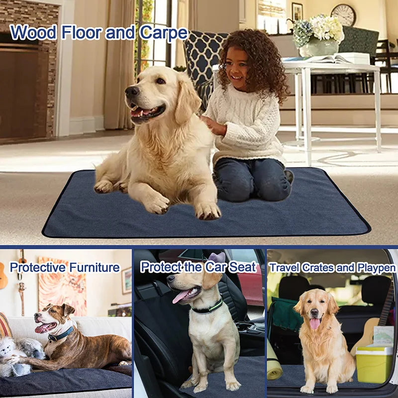 Extra Large Washable Waterproof Dog Pee Pads Blanket