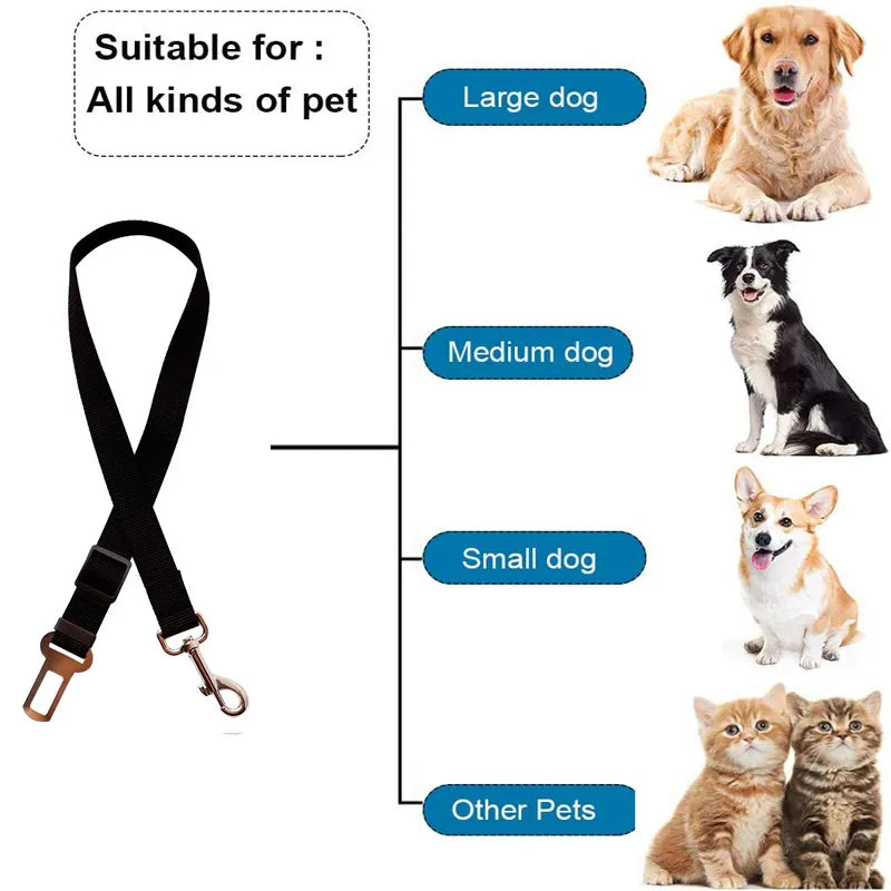 Pet Adjustable Vehicle Car Seat Belt