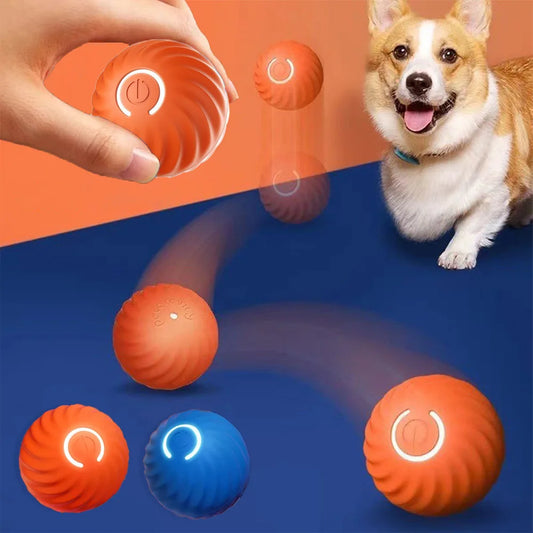 Smart Dog Toy Ball Electronic Interactive Pet Toy Moving Ball USB Automatic Moving Bouncing for Puppy Birthday Gift Cat Product