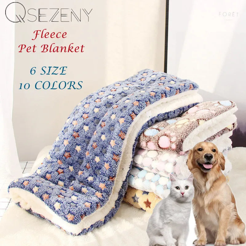 Soft Thick Fleece Cushion Blanket Bed Mat