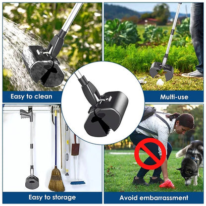 Durable Long Metal Handle Dog Poop Scooper