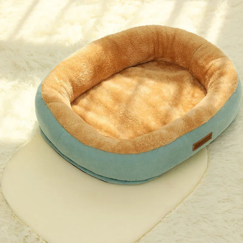 Small Pet Non-slip Kennel and Washable Bed