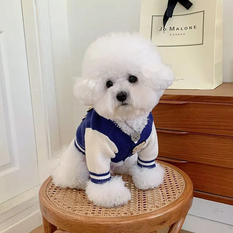 Cute Bear Pet Dog Warm Sweaters and Coats