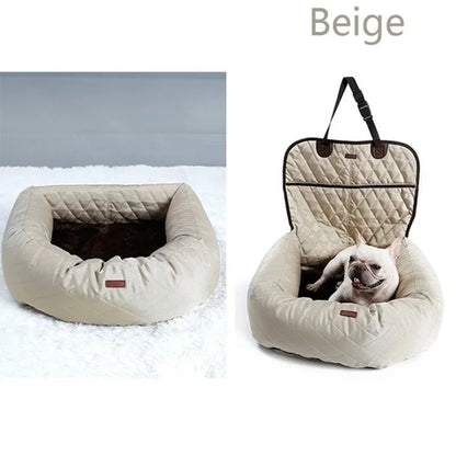 Pet Dog Carrier Folding Car Seat