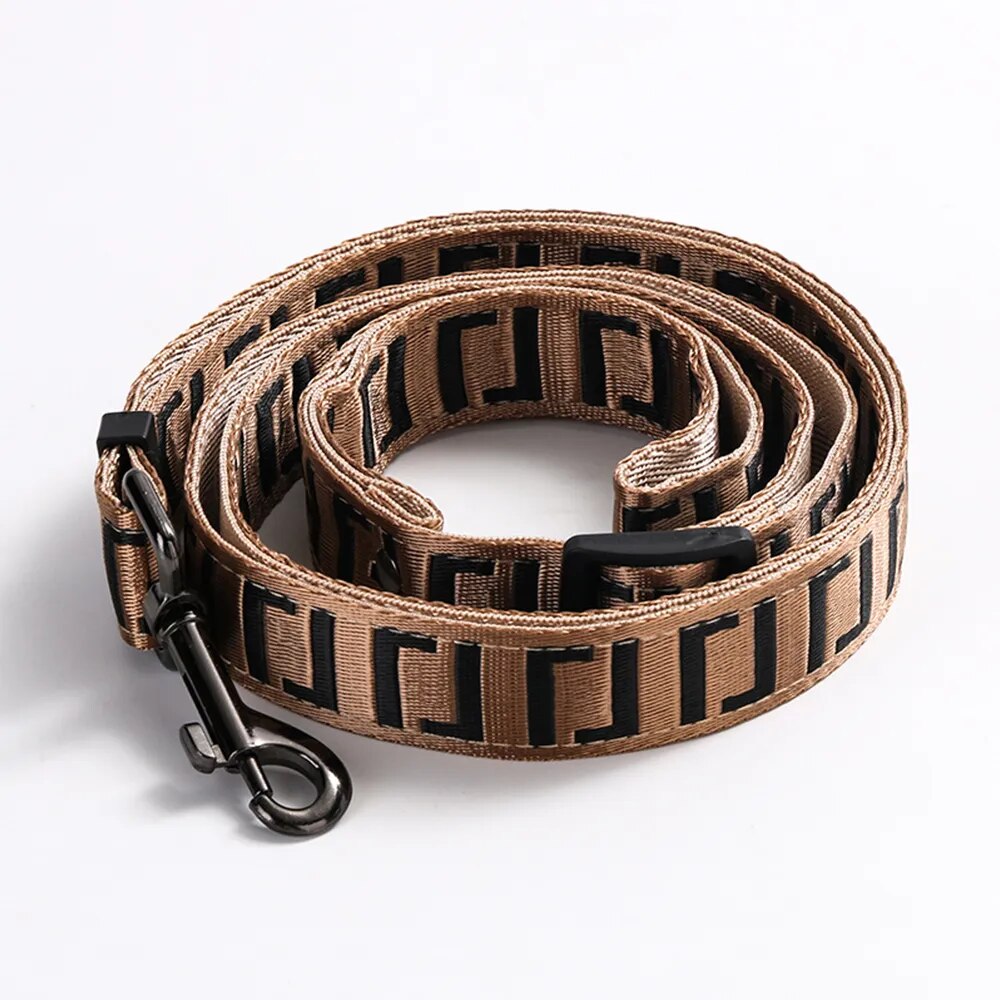 Luxury Designer Fashion Harness and Leash Collar Set