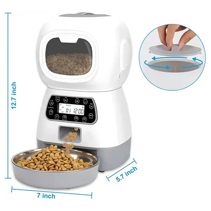 Automatic Food Feeder and Water Dispenser