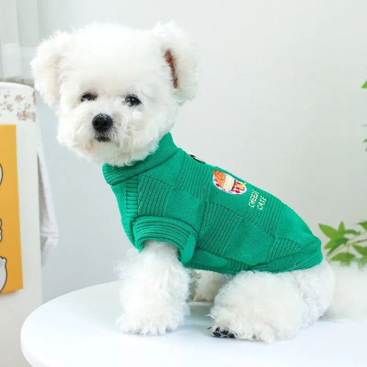 Pet Round-Neck Sweater and Comfortable Shirt