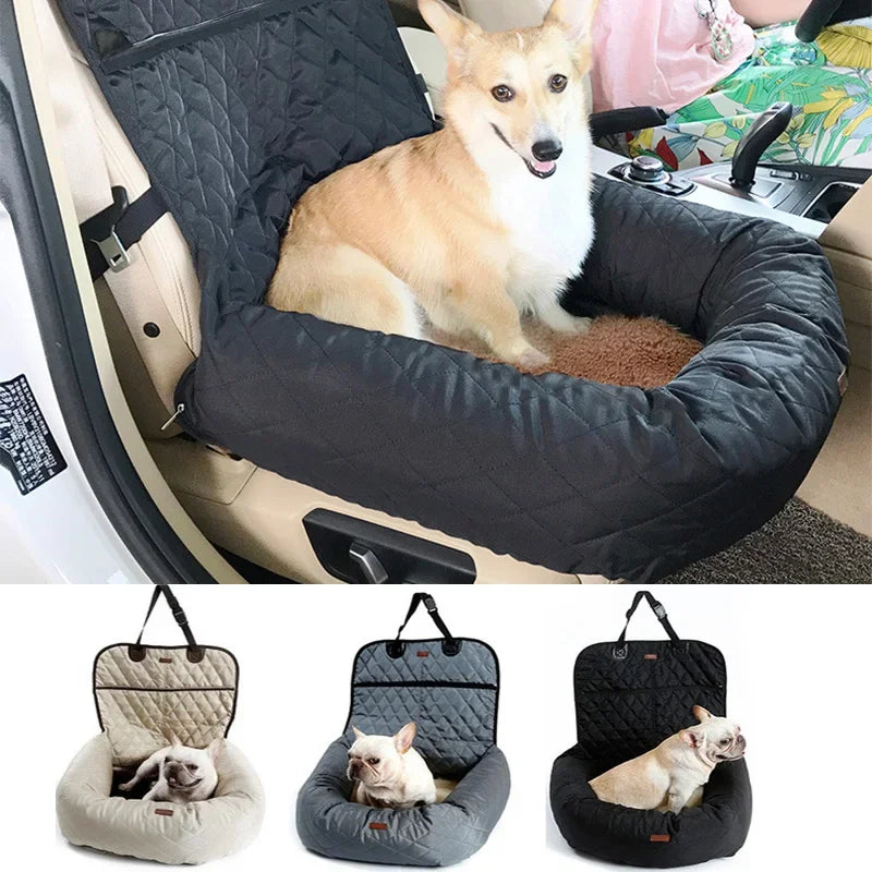 Pet Dog Carrier Folding Car Seat