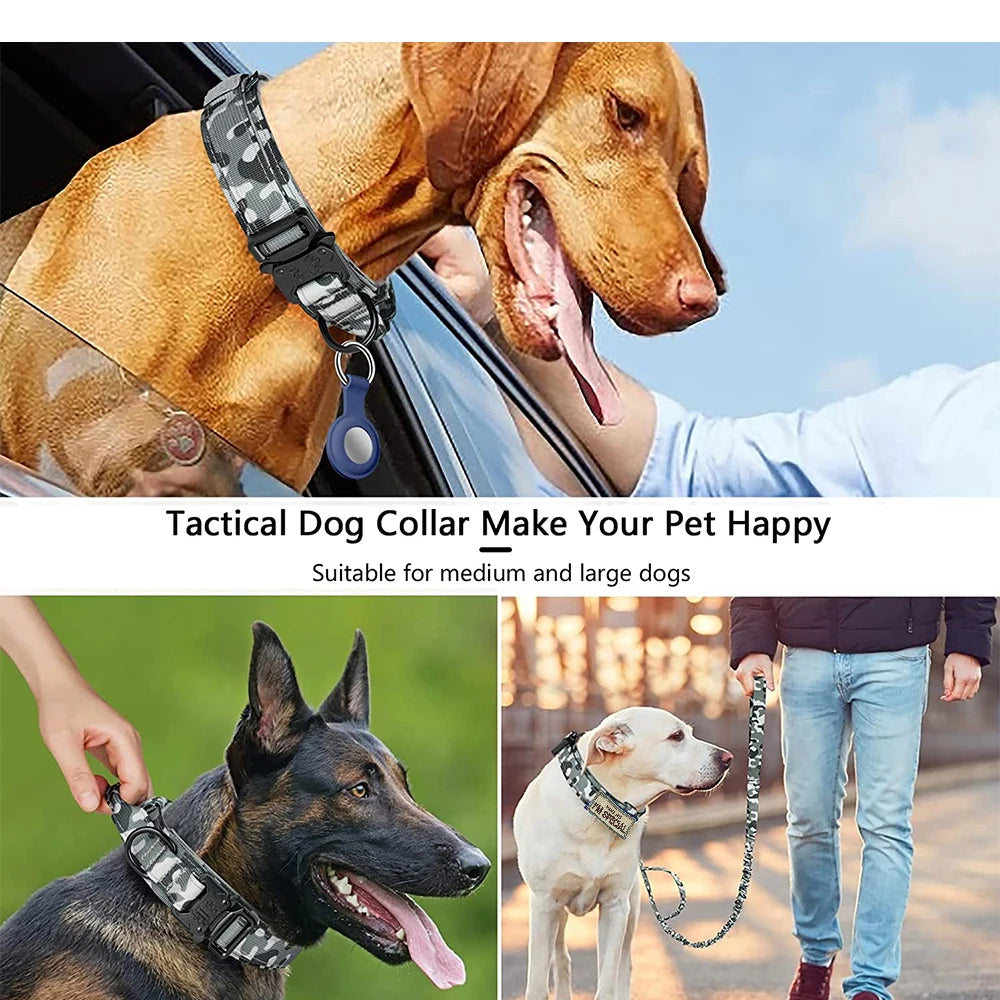 Tactical Dog Collar and Leash Set