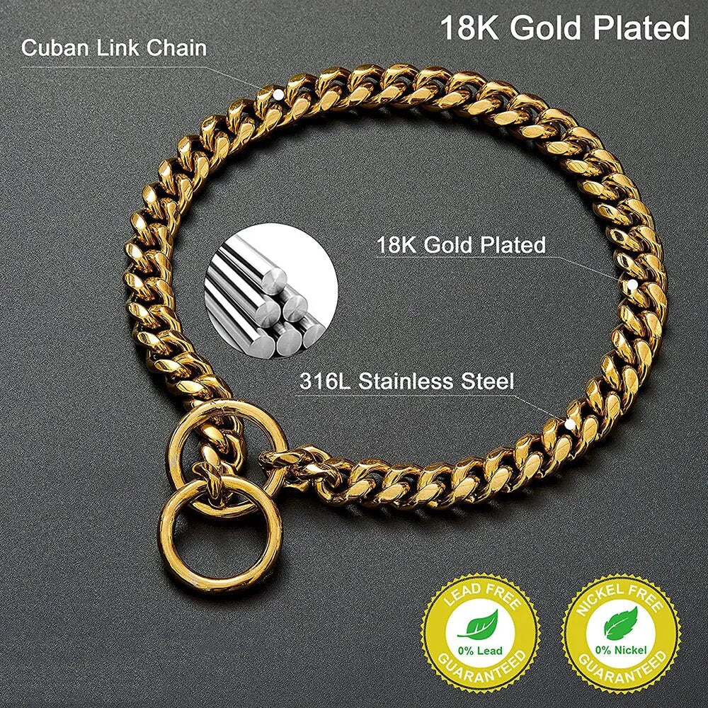 Heavy-Duty Stainless-Steel Chain Collar